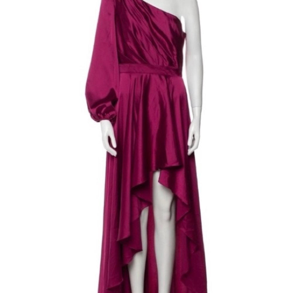 Mac Duggal one shoulder gown